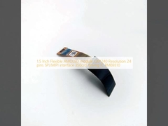 1,5 cala Elastyczny moduł AMOLED 120*240 Rozdzielczość 24 piny Interfejs SPI/MIPI 350c/d układ sterujący RM69310
