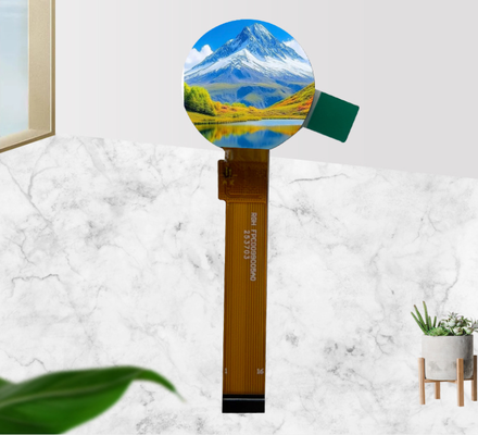 IPS Round 0.99 Inch TFT Display Module with SPI Interface and 650cd/m2 Brightness for Smart Household Supplies