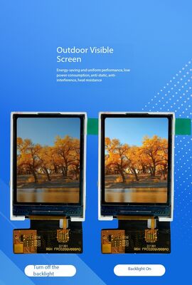 2.0 inch Transflective TFT Module with 240X320 Resolution and MCU 16bit Interface