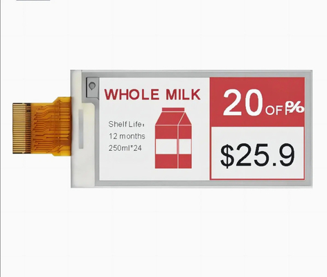 1.54 cali Mały wyświetlacz papieru E Ink Flexible