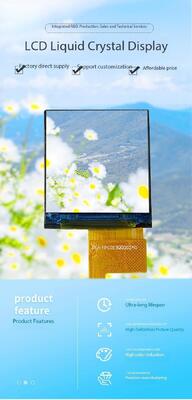 1.3 cali Wysoka jasność 800nits Ekran LCD IPS TFT z rozdzielczością 128 ((RGB) x128 i interfejsem MCU