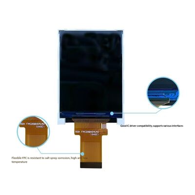 2.0 cali kolorowy wyświetlacz IPS TFT z MCU 6bit Interface, All View, 3 LEDS Backlight i rozdzielczością 240x320 ST7789V IC