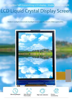 2,2-calowy transfleksyjny wyświetlacz TFT o rozdzielczości 240(RGB)x320 i interfejsie MCU 16-bitowym, czytelny w słońcu TFT