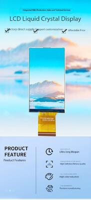 3,0-calowy moduł wyświetlacza TFT IPS z rozdzielczością 960(RGB)x240, interfejsem RGB i pełnym kątem widzenia