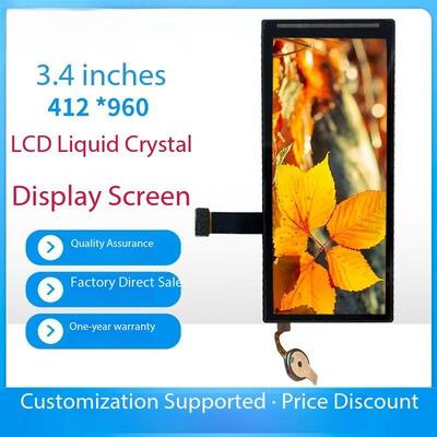 3,4-calowy wyświetlacz TFT o rozdzielczości 412(RGB)x960 z interfejsem MIPI 2L, ekran LCD IPS TFT do sprzętu medycznego